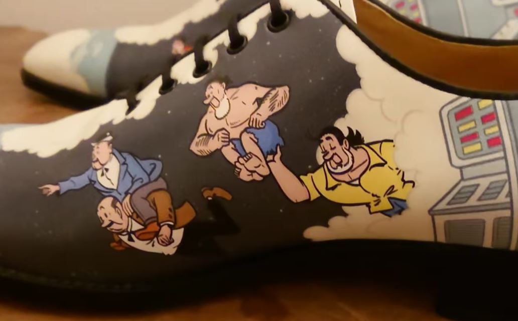 Lambik en Jerom op de schoenen