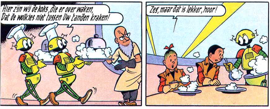 Fragment uit 'De wolkeneters'